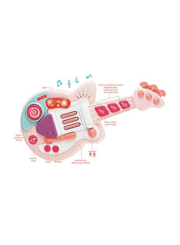 Fan Sheng Da Multi-Function Electric Guitar for Baby Kids, Pink, Ages 12+ Months
Fan Sheng Da Multi-Function Electric Guitar for Baby Kids, Pink, Ages 12+ Months