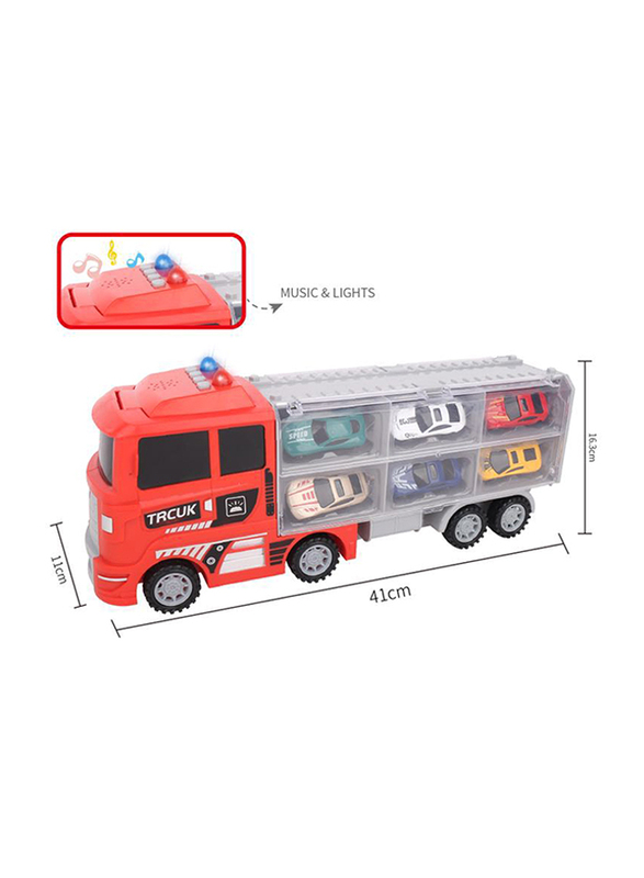Young Hui Da Mini Vehicle Container Car Toy in Carrier Power Truck Die-Cast Sets, Red, Ages 3+
Young Hui Da Mini Vehicle Container Car Toy in Carrier Power Truck Die-Cast Sets, Red, Ages 3+