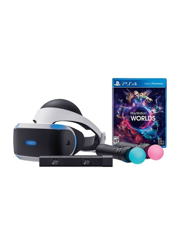 Sony PS VR Headset, Camera, Move Motion Controller & Game Bundle for PlayStation PS4, CUHZVR1EBND, Multicolour
Sony PS VR Headset, Camera, Move Motion Controller & Game Bundle for PlayStation PS4, CUHZVR1EBND, Multicolour