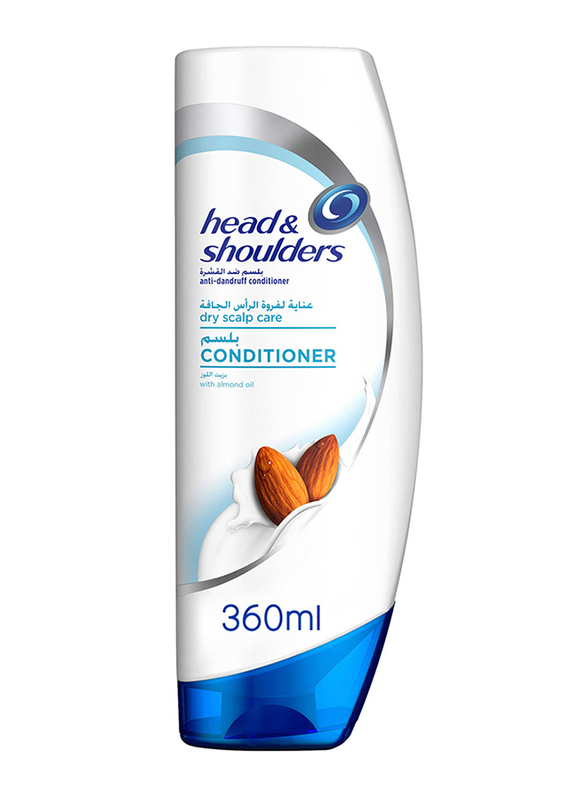 Head & Shoulders Dry Scalp Care Anti-Dandruff Conditioner for All Hair Types with Almond Oil, 360ml
Head & Shoulders Dry Scalp Care Anti-Dandruff Conditioner for All Hair Types with Almond Oil, 360ml