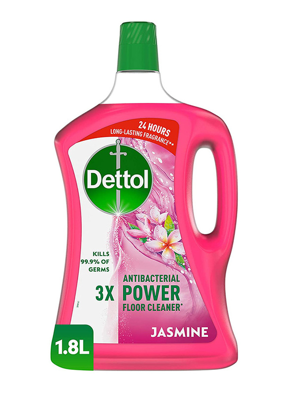 Dettol Jasmine 3x Antibacterial Power 24 Hours Long Lasting Floor Cleaner, 1.8 Liter
Dettol Jasmine 3x Antibacterial Power 24 Hours Long Lasting Floor Cleaner, 1.8 Liter