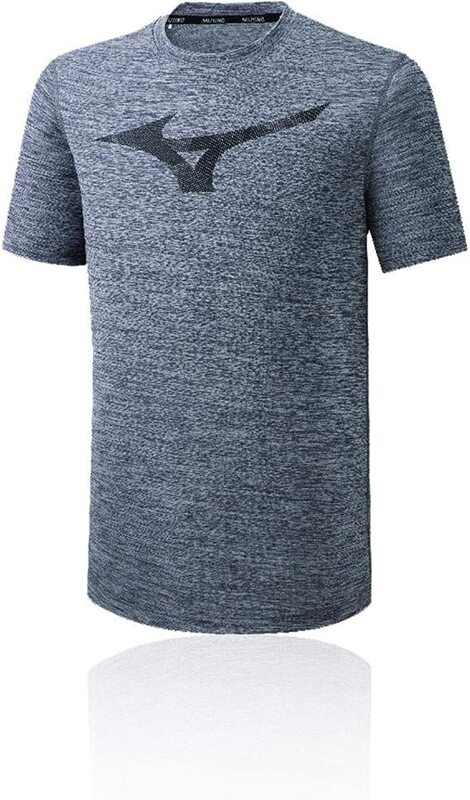 Mizuno T-Shirts for Women, XL, Magnet Grey