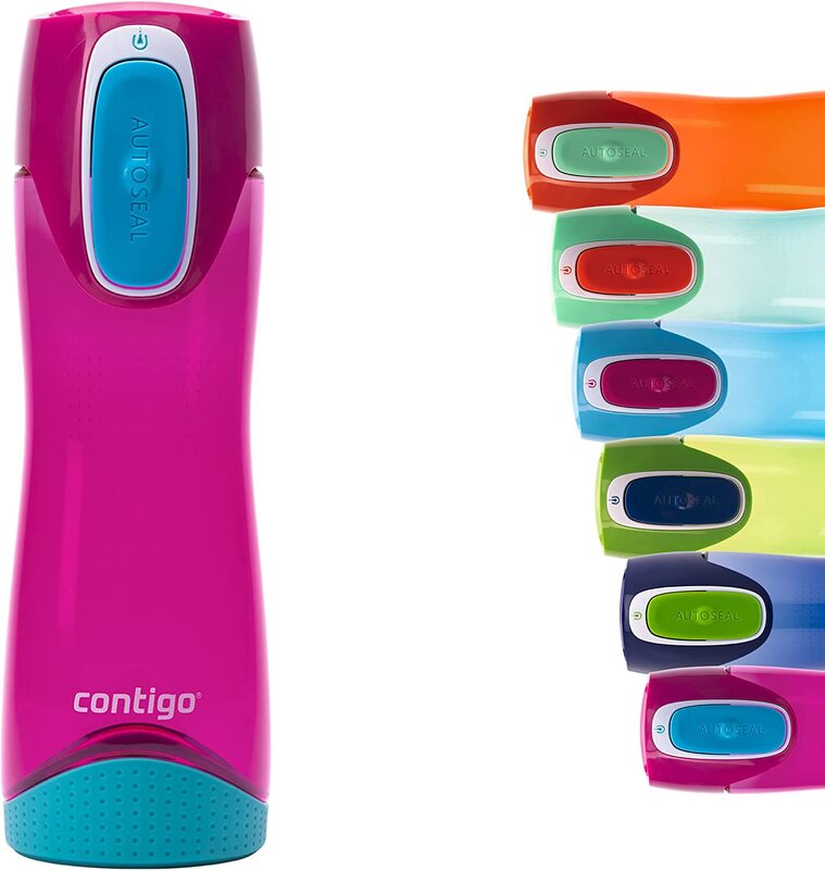 Contigo 500ml Swish Auto Seal Large Drinking Water Bottle, 1000-0239, Multicolour
Contigo 500ml Swish Auto Seal Large Drinking Water Bottle, 1000-0239, Multicolour
