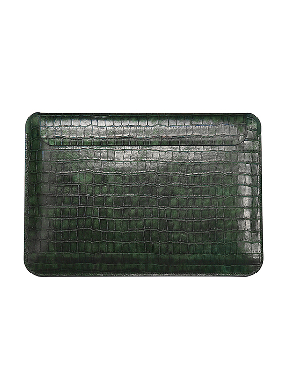 WiWu Skin Croco 13.3-inch Genuine Leather Sleeve Bag for Apple MacBook, Midnight Green
WiWu Skin Croco 13.3-inch Genuine Leather Sleeve Bag for Apple MacBook, Midnight Green