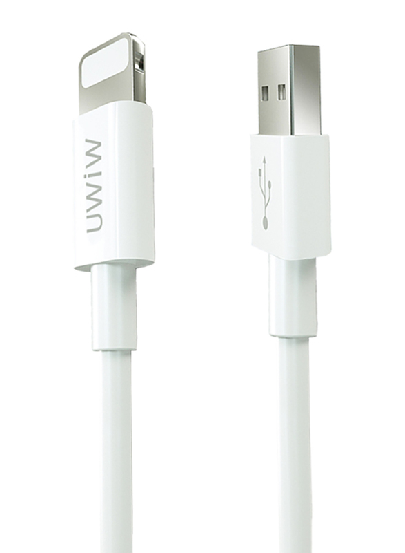 WiWu 2-Meter One PD Data Cable, 2.4A USB Type A Male to Lightning for Apple Devices, WP301, White
WiWu 2-Meter One PD Data Cable, 2.4A USB Type A Male to Lightning for Apple Devices, WP301, White