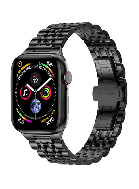 WiWu Seven Beads Steel Belt Watch Band for Apple iWatch 38mm/40mm, SBWB38-40, Black
WiWu Seven Beads Steel Belt Watch Band for Apple iWatch 38mm/40mm, SBWB38-40, Black