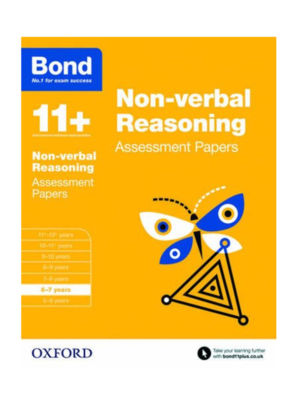 Bond 11+ Non-verbal Reasoning Assessment Papers, Paperback Book, By: Alison Primrose and Bond 11+
Bond 11+ Non-verbal Reasoning Assessment Papers, Paperback Book, By: Alison Primrose and Bond 11+