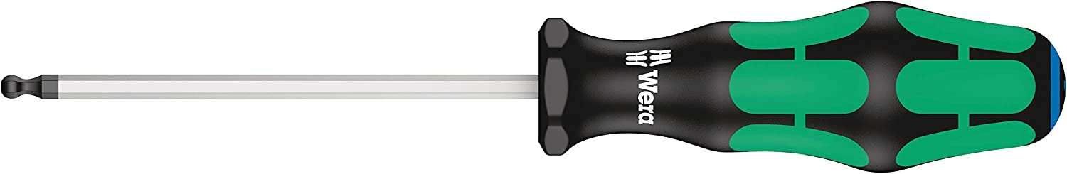 Wera 05022810001 Ball end Screwdriver for Hexagon Socket Screws 352-4.0x100mm, 4.0 x 100 mm
Wera 05022810001 Ball end Screwdriver for Hexagon Socket Screws 352-4.0x100mm, 4.0 x 100 mm