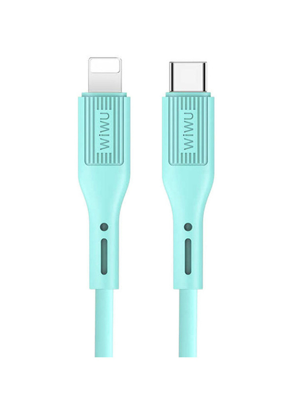 WiWu 1.2-Meters G70 Vivid Lightning Data Sync Cable, Fast Charging 2.4A USB Type-C Male to Lightning Cable for Suitable Devices, Blue
WiWu 1.2-Meters G70 Vivid Lightning Data Sync Cable, Fast Charging 2.4A USB Type-C Male to Lightning Cable for Suitable Devices, Blue
