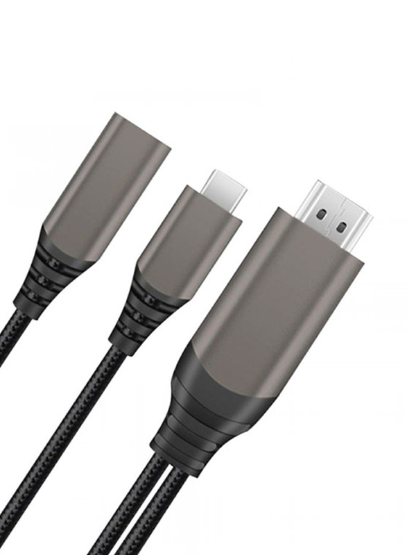 WiWu 2-Meter X10 HDMI Cable, USB Type-C Male to HDMI for Phone to TV, Support Nintendo Switch, Grey
WiWu 2-Meter X10 HDMI Cable, USB Type-C Male to HDMI for Phone to TV, Support Nintendo Switch, Grey