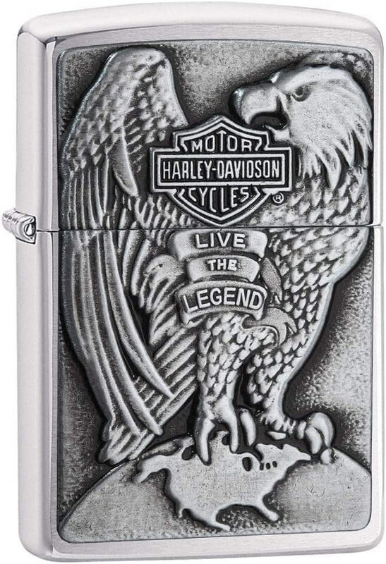 Zippo 200HD.H231 Harley Davidson Majestic Eagle Emblem High Polish Chrome Windproof Lighter
Zippo 200HD.H231 Harley Davidson Majestic Eagle Emblem High Polish Chrome Windproof Lighter