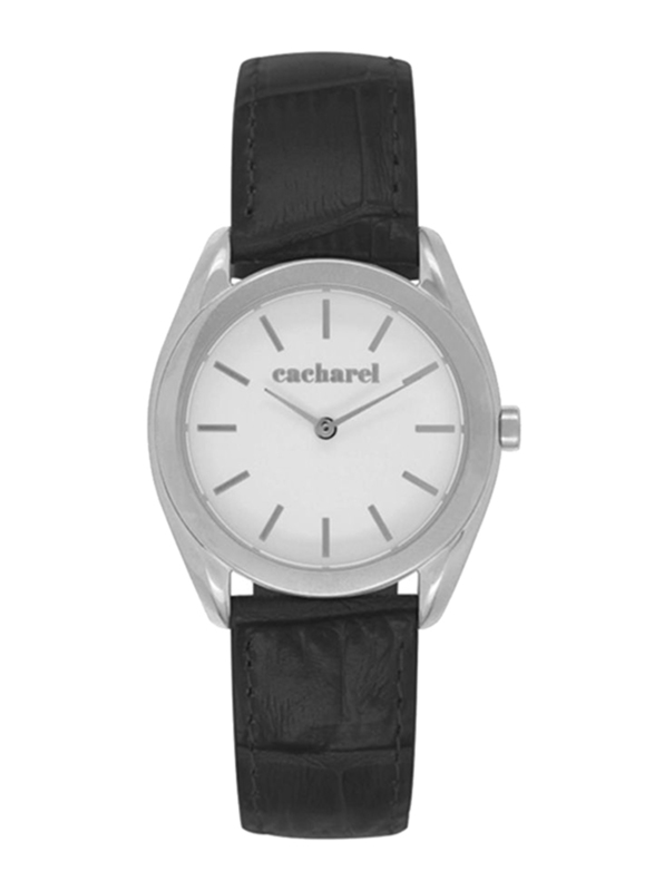 Cacharel Analog Watch for Women with Leather Band, Water Resistant, CLD042/BA, Black-White
Cacharel Analog Watch for Women with Leather Band, Water Resistant, CLD042/BA, Black-White