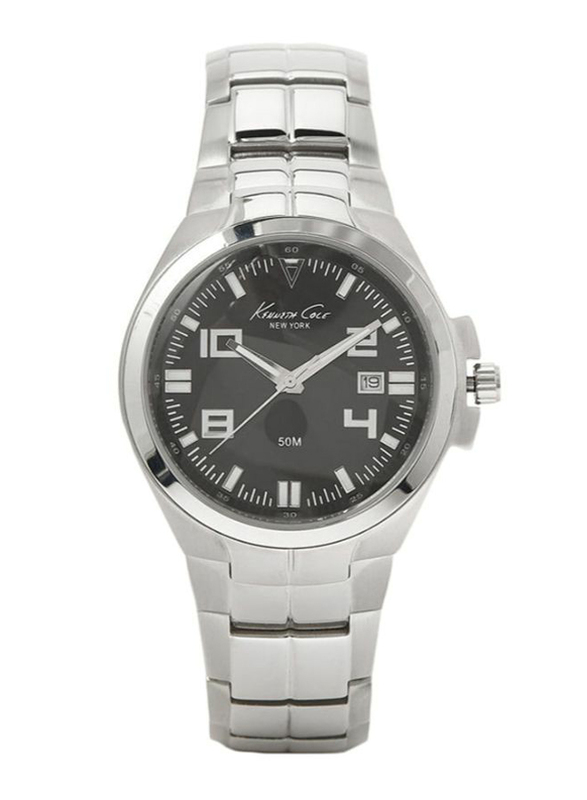 Kenneth Cole Analog Watch for Men with Stainless Steel Band, Water Resistant, KC9072, Silver-Black
Kenneth Cole Analog Watch for Men with Stainless Steel Band, Water Resistant, KC9072, Silver-Black