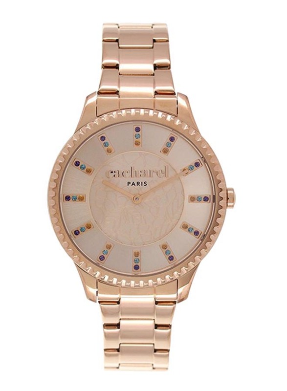Cacharel Analog Watch for Women with Stainless Steel Band, Water Resistant, CLD035/2TM, Rose Gold-Beige
Cacharel Analog Watch for Women with Stainless Steel Band, Water Resistant, CLD035/2TM, Rose Gold-Beige