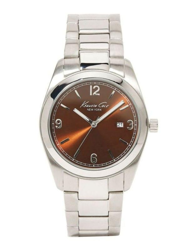 Kenneth Cole Analog Watch for Men with Stainless Steel Band, Water Resistant, KC9056, Silver-Brown
Kenneth Cole Analog Watch for Men with Stainless Steel Band, Water Resistant, KC9056, Silver-Brown