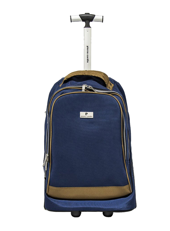 Pierre Cardin New Collection of School Bag Trolley, Lunch Bag & Pencil Case with 2 Big Wheels, Dark Blue
Pierre Cardin New Collection of School Bag Trolley, Lunch Bag & Pencil Case with 2 Big Wheels, Dark Blue