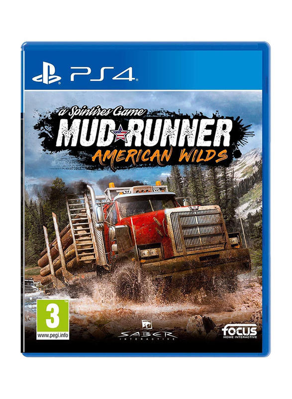 Spintires MudRunner American Wilds Edition Video Game for PlayStation 4 (PS4) by Focus Home Interactive
Spintires MudRunner American Wilds Edition Video Game for PlayStation 4 (PS4) by Focus Home Interactive