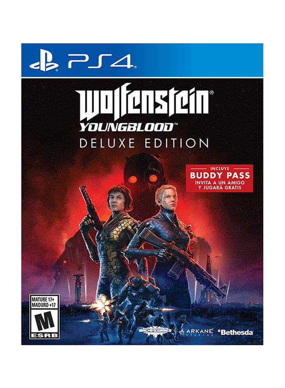 Wolfenstein: Youngblood Deluxe Edition Video Game for PlayStation 4 (PS4) by Bethesda Game Studios
Wolfenstein: Youngblood Deluxe Edition Video Game for PlayStation 4 (PS4) by Bethesda Game Studios