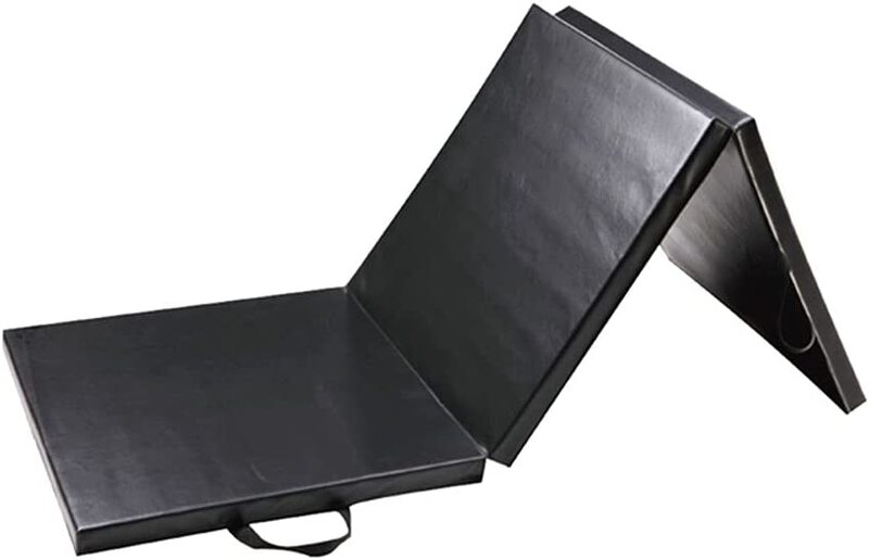 Marshal Fitness Extra Large Premium Tri-Fold Folding Exercise Mat with Carrying Handles, Black
Marshal Fitness Extra Large Premium Tri-Fold Folding Exercise Mat with Carrying Handles, Black