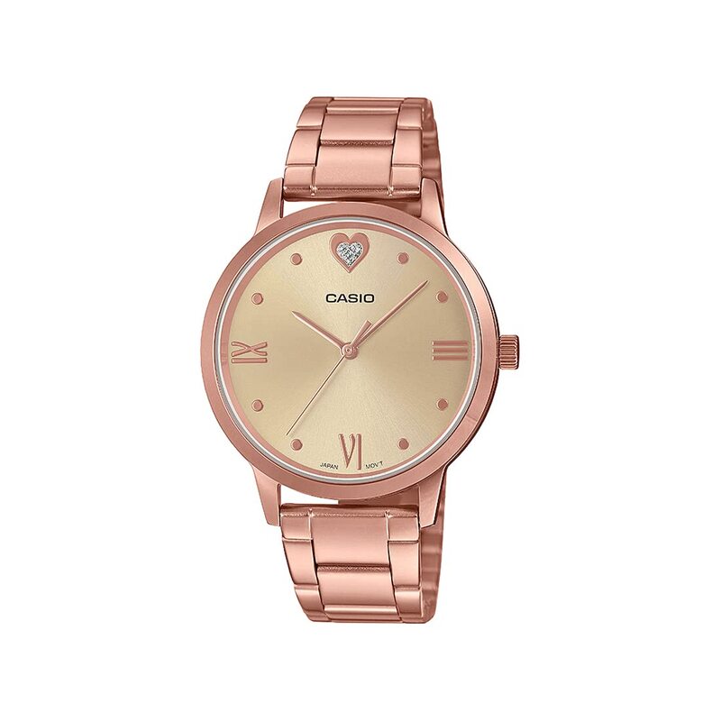 Casio Analog Watch for Women with Stainless Steel Band, Water Resistant, LTP-2022VPG-9CDR, Rose Gold-Rose Gold
Casio Analog Watch for Women with Stainless Steel Band, Water Resistant, LTP-2022VPG-9CDR, Rose Gold-Rose Gold