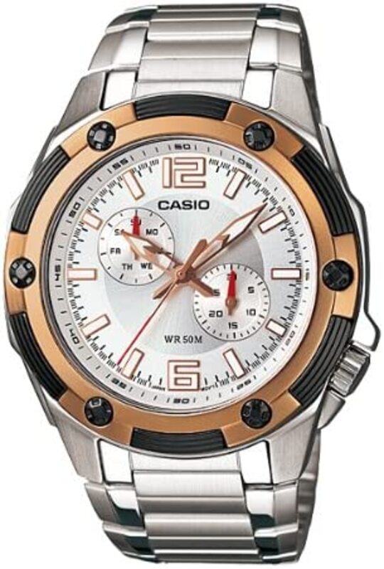 Casio Analog Watch for Men with Stainless Steel Band, Water Resistant, MTP1326D-7AV, Silver
Casio Analog Watch for Men with Stainless Steel Band, Water Resistant, MTP1326D-7AV, Silver