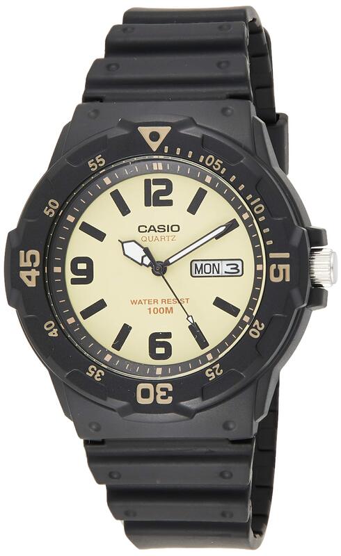 Casio Analog Watch for Men with Resin Band, Water Resistant, MRW-200H-5BVEF, Yellow-Black
Casio Analog Watch for Men with Resin Band, Water Resistant, MRW-200H-5BVEF, Yellow-Black