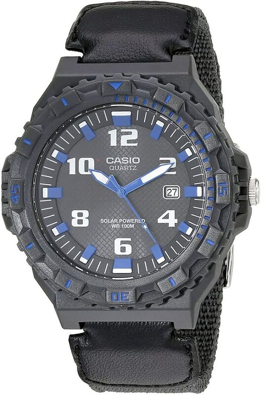 Casio Analog Watch for Men with Cloth Band, Water Resistant, MRW-S300HB-8B, Black/Blue
Casio Analog Watch for Men with Cloth Band, Water Resistant, MRW-S300HB-8B, Black/Blue