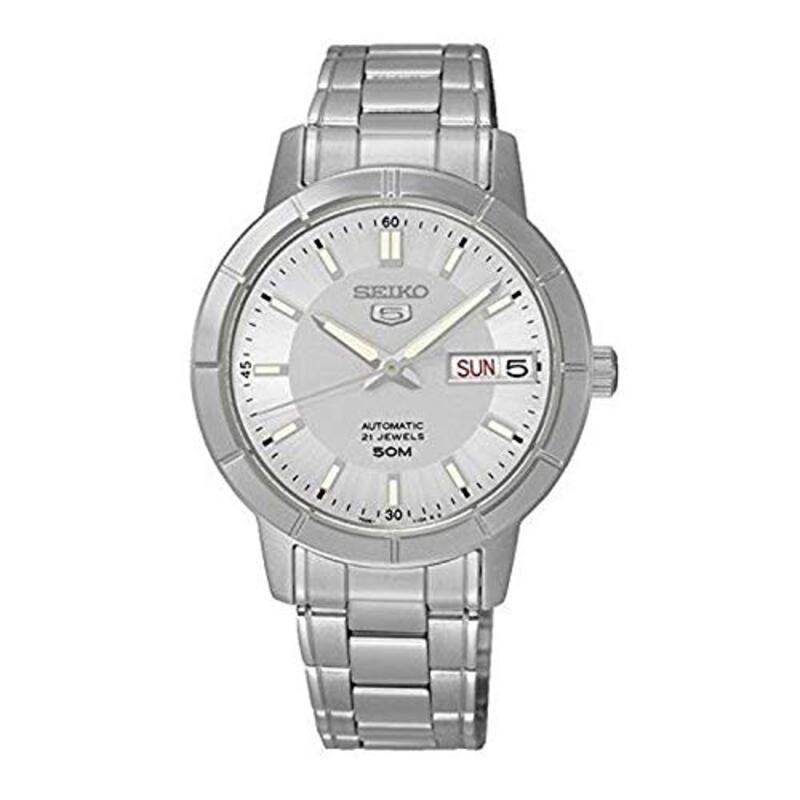 Seiko Analog Watch for Women with Stainless Steel Band, Water Resistant, SNK899J1, Silver-Silver
Seiko Analog Watch for Women with Stainless Steel Band, Water Resistant, SNK899J1, Silver-Silver