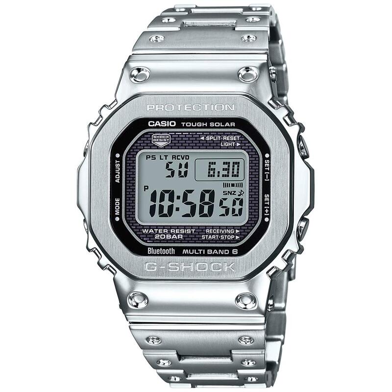 Casio G-Shock Digital Watch for Men with Stainless Steel Band, Water Resistant, GMW-B5000D-1DR (G842), Grey-Silver
Casio G-Shock Digital Watch for Men with Stainless Steel Band, Water Resistant, GMW-B5000D-1DR (G842), Grey-Silver