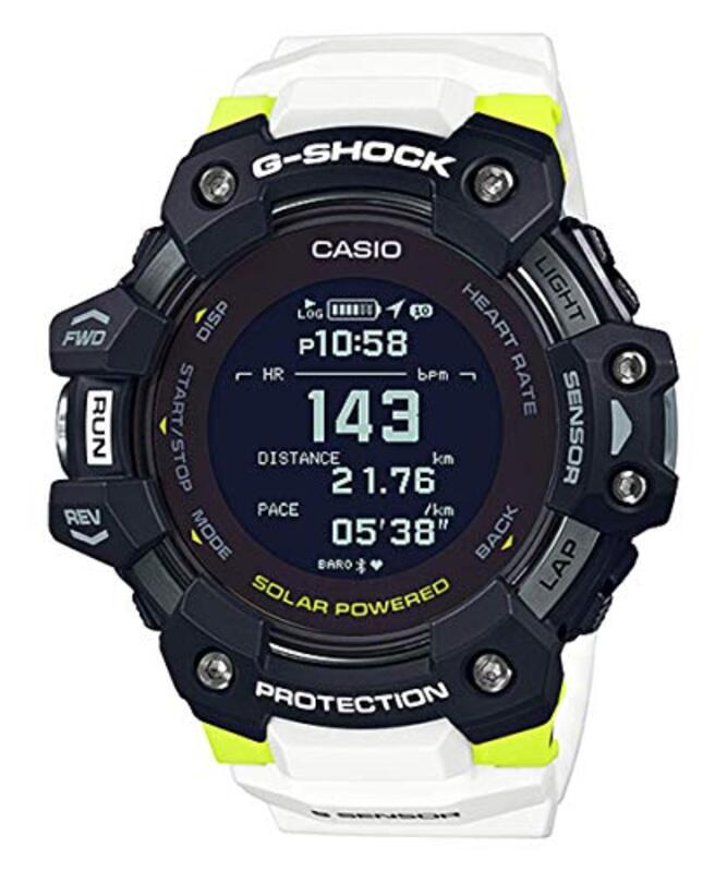 Casio Digital Watch for Men with Resin Band, GBD-H1000-1A7DR (G1035), White-Black
Casio Digital Watch for Men with Resin Band, GBD-H1000-1A7DR (G1035), White-Black