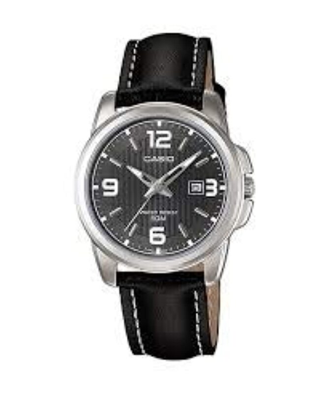 Casio Analog Watch for Women with Leather Band, Water Resistant, LTP-1314L-8AVDF, Black-Black
Casio Analog Watch for Women with Leather Band, Water Resistant, LTP-1314L-8AVDF, Black-Black