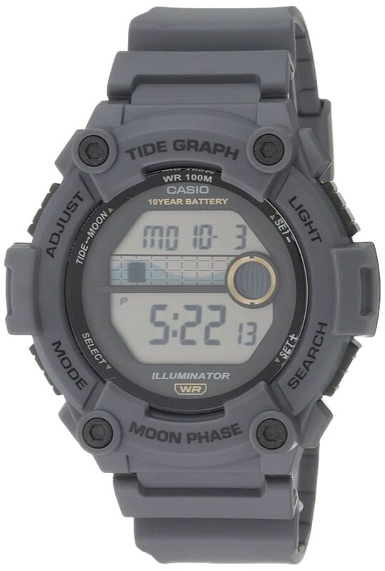 Casio Digital Watch for Men with Plastic Band, Water Resistant, WS-1300H-8AV, Grey-Grey
Casio Digital Watch for Men with Plastic Band, Water Resistant, WS-1300H-8AV, Grey-Grey