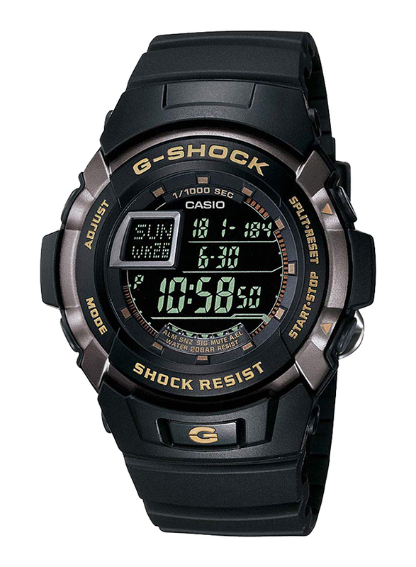 Casio Digital Quartz Watch for Men with Resin Band, Water Resistant, G-7710-1, Black
Casio Digital Quartz Watch for Men with Resin Band, Water Resistant, G-7710-1, Black