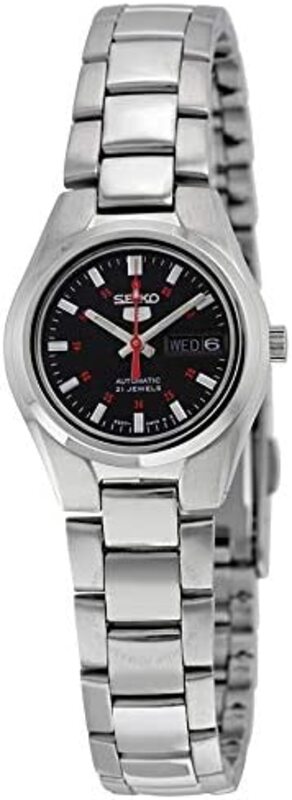 Seiko Analog Watch for Women with Stainless Steel Band, Water Resistant, SYMC27K1, Silver-Black
Seiko Analog Watch for Women with Stainless Steel Band, Water Resistant, SYMC27K1, Silver-Black