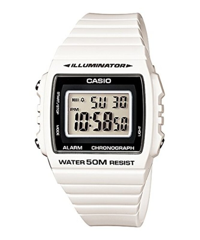 Casio Digital Watch for Men with Plastic Band, Water Resistant, W-215H-7AVDF, Grey-White
Casio Digital Watch for Men with Plastic Band, Water Resistant, W-215H-7AVDF, Grey-White