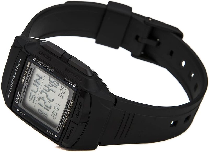 Casio Digital Quartz Watch Unisex, with Resin Band, Water Resistant, DB-36-1A, Black
Casio Digital Quartz Watch Unisex, with Resin Band, Water Resistant, DB-36-1A, Black