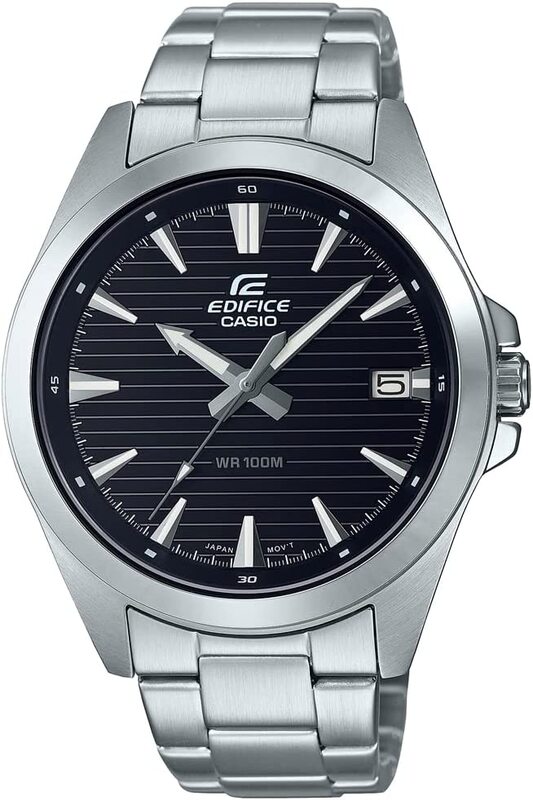 Casio Analog Quartz Watch for Men with Stainless Steel Band, Water Resistant, EFV 140D 1AVUDF, Silver/Black
Casio Analog Quartz Watch for Men with Stainless Steel Band, Water Resistant, EFV 140D 1AVUDF, Silver/Black