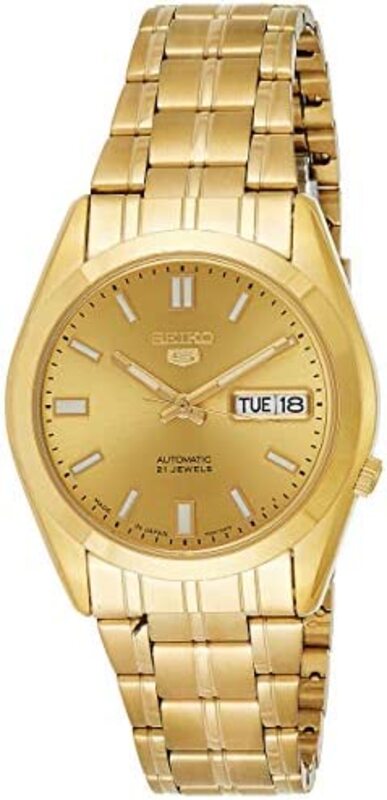Seiko Analog Watch for Men with Stainless Steel Band, Water Resistant, SNKE92J1, Gold
Seiko Analog Watch for Men with Stainless Steel Band, Water Resistant, SNKE92J1, Gold