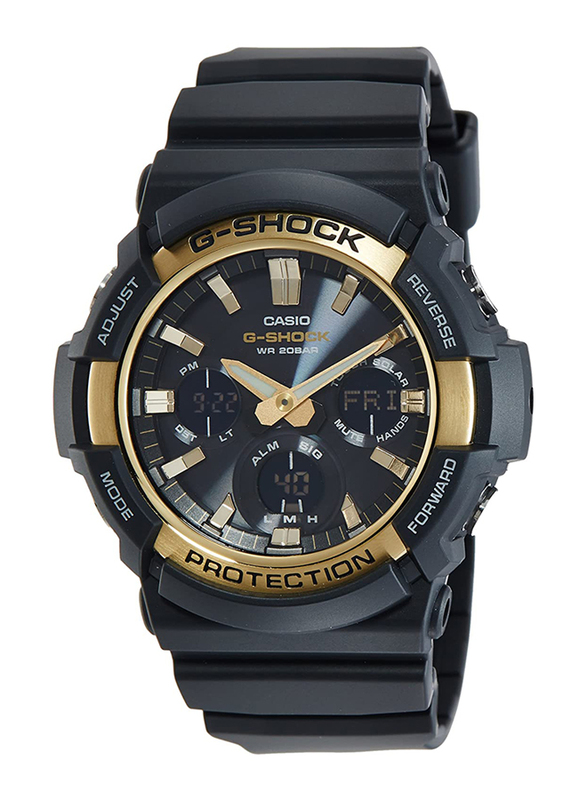 Casio G-Shock Analog/Digital Watch for Men with Resin Band, Water Resistant, GAS-100G-1ADR (G773), Black
Casio G-Shock Analog/Digital Watch for Men with Resin Band, Water Resistant, GAS-100G-1ADR (G773), Black