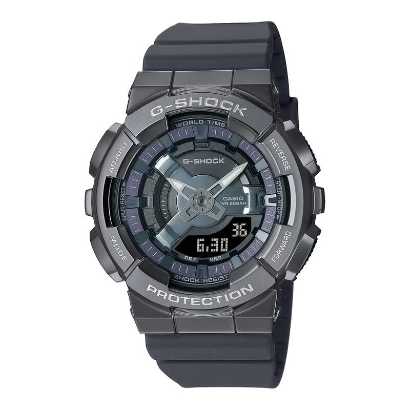 Casio G-Shock Analog + Digital Watch for Women with Resin Band, Water Resistant, GM-S110B-8ADR, Grey-Grey
Casio G-Shock Analog + Digital Watch for Women with Resin Band, Water Resistant, GM-S110B-8ADR, Grey-Grey