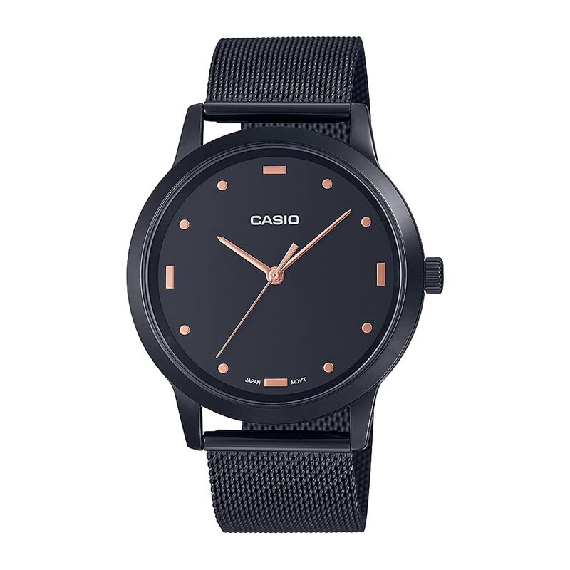 Casio Analog Watch for Men with Stainless Steel Band, Water Resistant, MTP-2022VMB-1CDR, Black-Black
Casio Analog Watch for Men with Stainless Steel Band, Water Resistant, MTP-2022VMB-1CDR, Black-Black