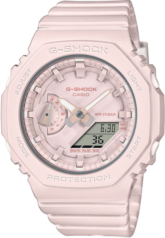 Casio G-Shock Analog + Digital Watch for Women with Plastic Band, Water Resistant, GMA-S2100BA-4AER, Pink-Pink
Casio G-Shock Analog + Digital Watch for Women with Plastic Band, Water Resistant, GMA-S2100BA-4AER, Pink-Pink