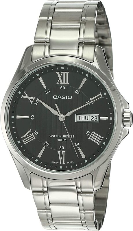Casio Analog Display Casual Watch for Men with Stainless Band, Water Resistant, MTP-1384D-1AVDF, Silver/Black
Casio Analog Display Casual Watch for Men with Stainless Band, Water Resistant, MTP-1384D-1AVDF, Silver/Black