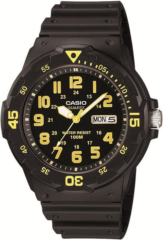 Casio Analog Watch for Men with Resin Band, Water Resistant, MRW-200H-9BVEF, Black-Black
Casio Analog Watch for Men with Resin Band, Water Resistant, MRW-200H-9BVEF, Black-Black