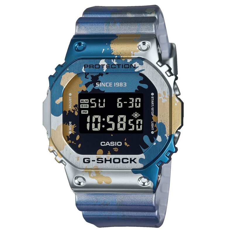 Casio G-Shock Digital Watch for Men with Resin Band, Water Resistant, GM-5600SS-1DR, Black-Multicolour
Casio G-Shock Digital Watch for Men with Resin Band, Water Resistant, GM-5600SS-1DR, Black-Multicolour
