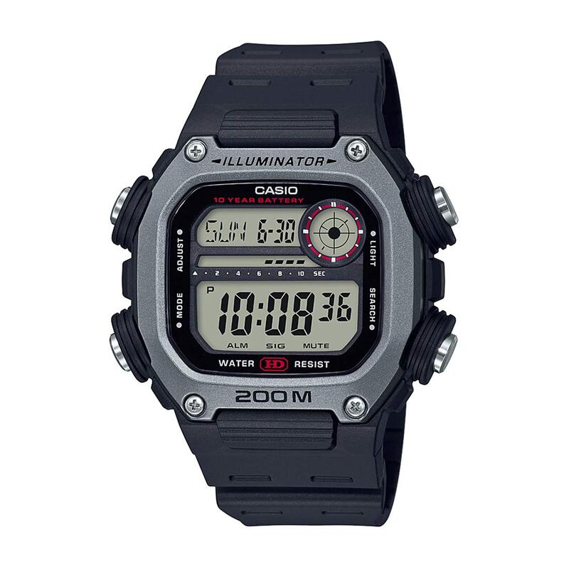 Casio Digital Watch for Men with Plastic Band, Water Resistant, DW-291H-1AVDF, Grey-Black
Casio Digital Watch for Men with Plastic Band, Water Resistant, DW-291H-1AVDF, Grey-Black