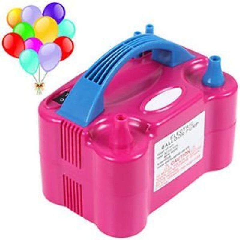 Generic Two Nozzle Portable Electric Inflator Pump Balloon Air Blower, Pink, 220 Volts
Generic Two Nozzle Portable Electric Inflator Pump Balloon Air Blower, Pink, 220 Volts