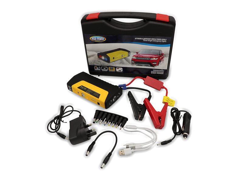 Generic Hudaibah 12V High Power Automobile Emergency Mobile Power Supply Jump Car Starter with LED Lighting Charging, Multicolour
Generic Hudaibah 12V High Power Automobile Emergency Mobile Power Supply Jump Car Starter with LED Lighting Charging, Multicolour