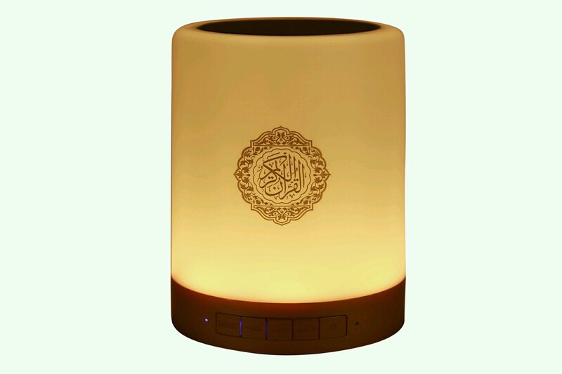 Equantu Quran Smart Touch Led Lamp Bluetooth Speaker with Remote & Full Recitations of Famous Imams & Quran Translation in Many Languages, SQ112, Whit
Equantu Quran Smart Touch Led Lamp Bluetooth Speaker with Remote & Full Recitations of Famous Imams & Quran Translation in Many Languages, SQ112, Whit
