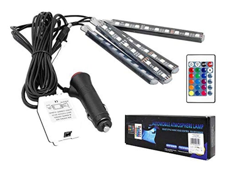 Generic Light Atmosphere Decoration Lamp Sound Music Active Interior RGB LED Strip Car Lights with Remote Control, Black
Generic Light Atmosphere Decoration Lamp Sound Music Active Interior RGB LED Strip Car Lights with Remote Control, Black
